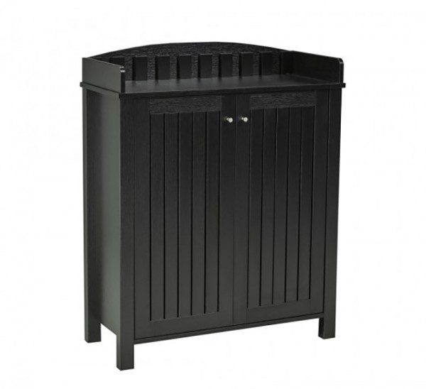 SHOE CABINET BLACK
